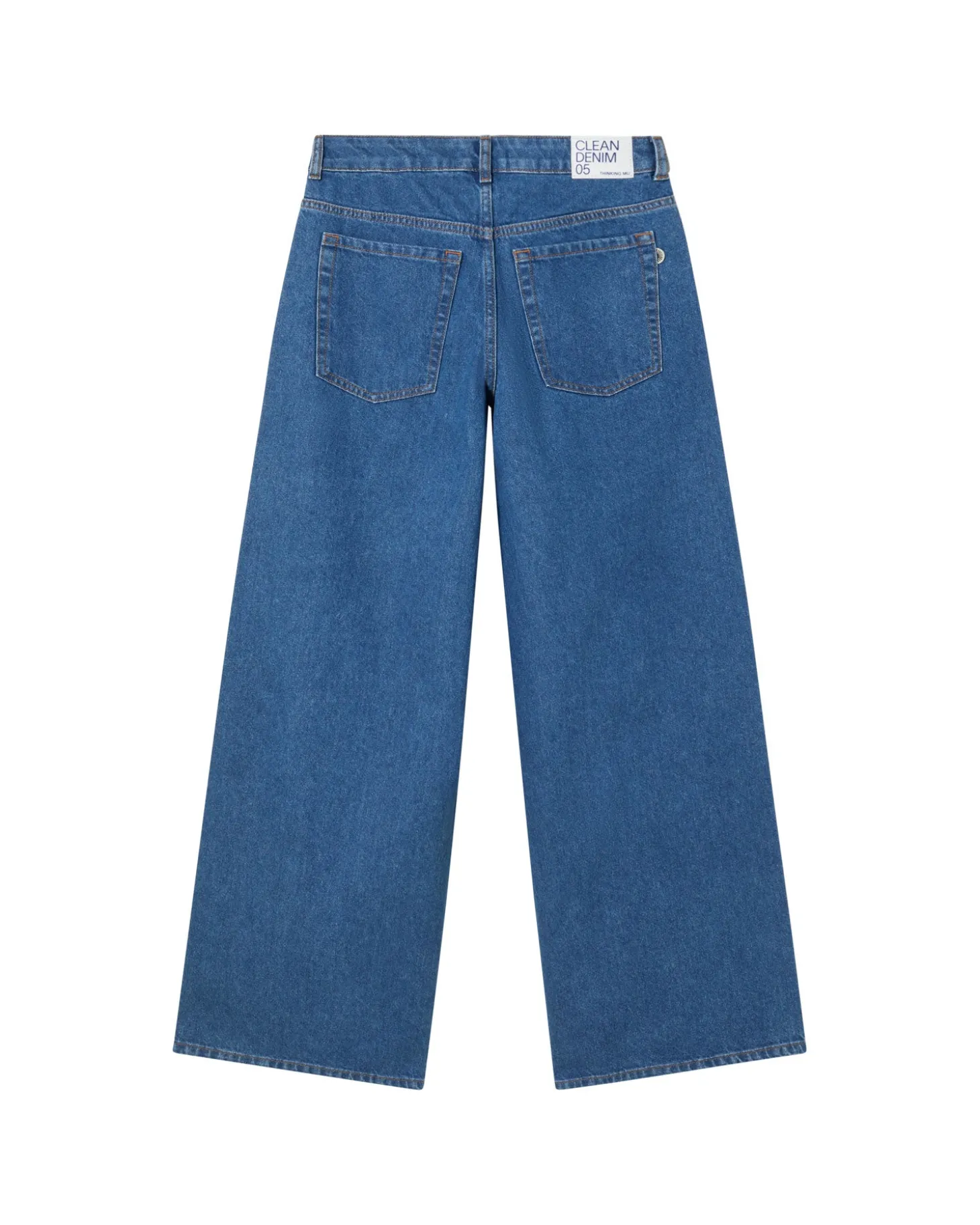 Jeans wide leg classic blue Hedda