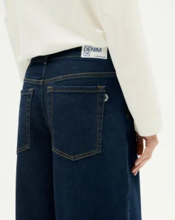 Jeans wide leg dark navy Hedda