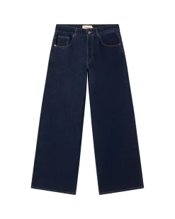 Jeans wide leg dark navy Hedda