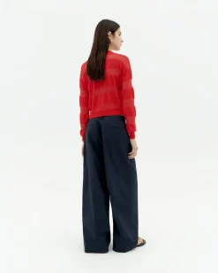 Jersey semitransparente rojo Be