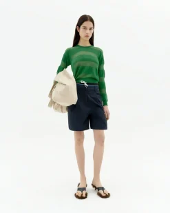 Jersey semitransparente verde Be