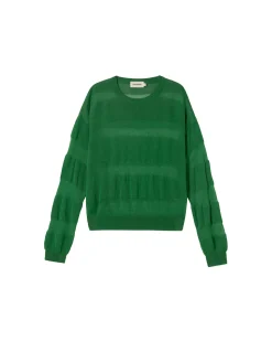 Jersey semitransparente verde Be