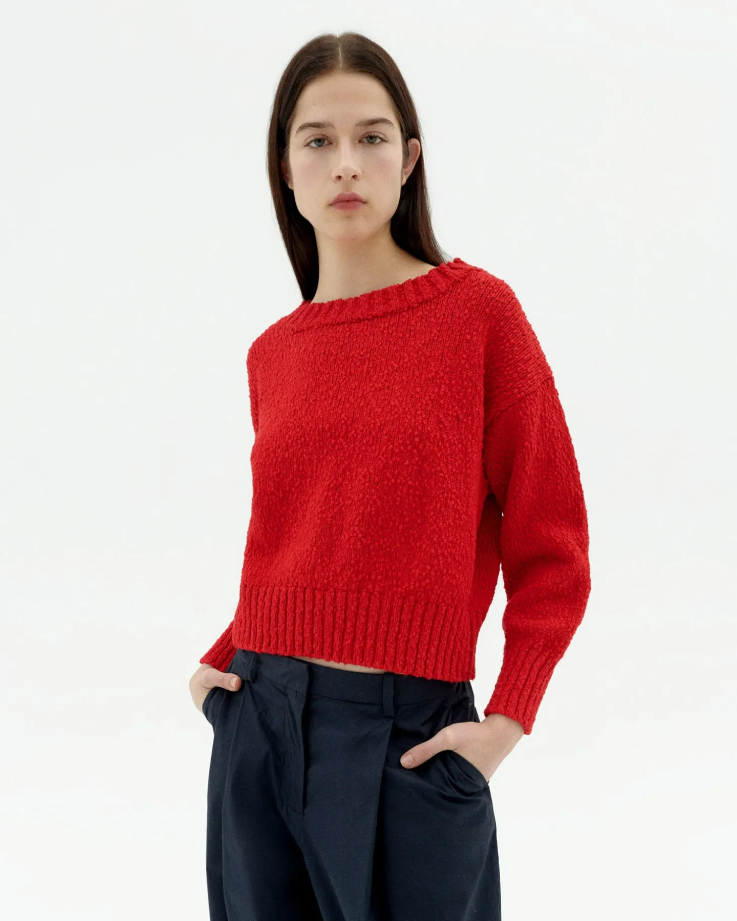 Jersey texturizado rojo Clara