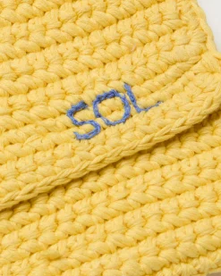 Mini bolso amarillo crochet tejido a mano