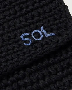 Mini bolso navy crochet tejido a mano