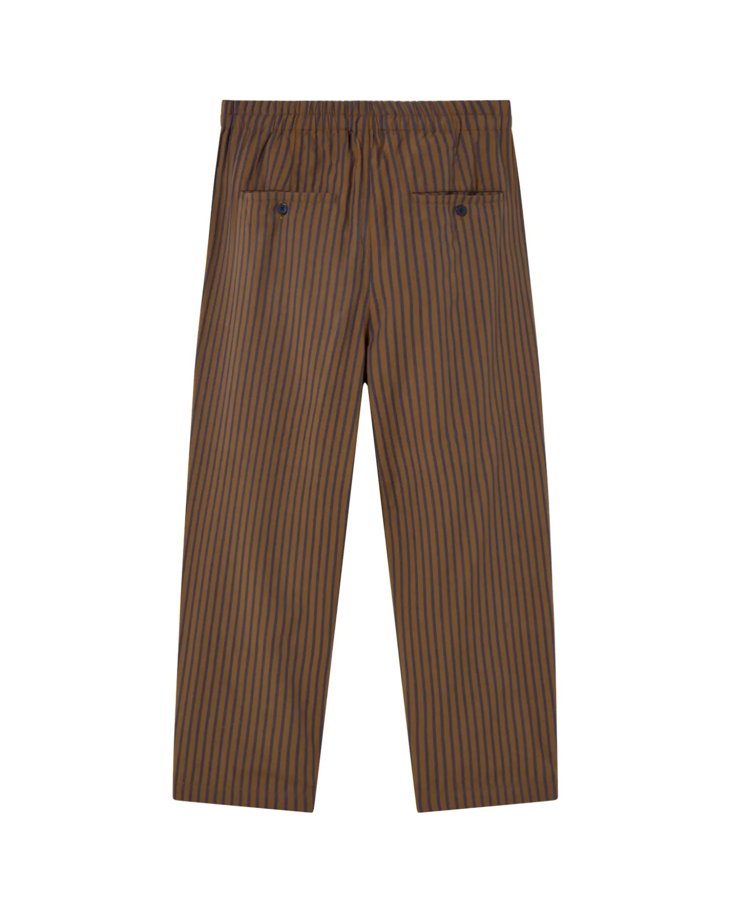 Pantalón loose marrón rayas Luc