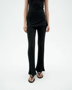Pantalón punto comfy Ecovero negro Naia