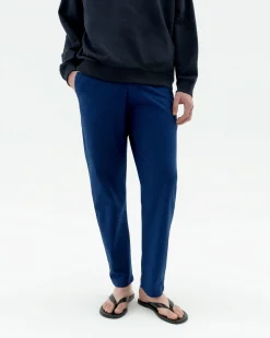 Pantalón recto azul Travel Light