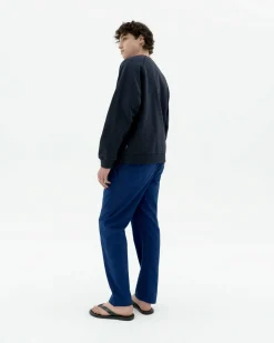 Pantalón recto azul Travel Light