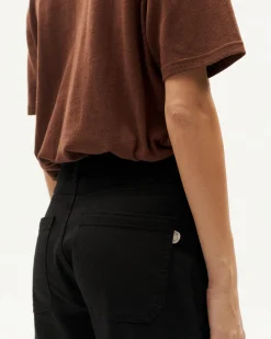 Pantalón recto negro Nele