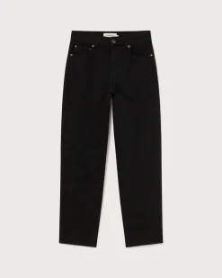 Pantalón recto negro Nele