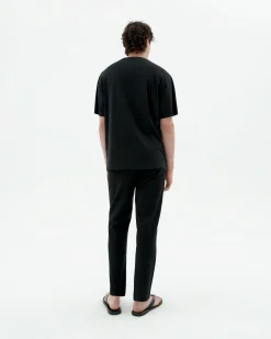Pantalón recto negro Travel Light