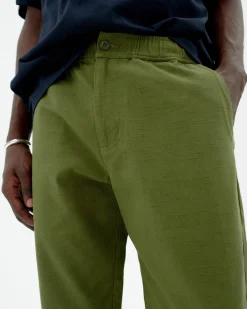 Pantalón recto verde Travel Light