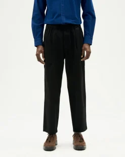 Pantalón relaxed cargo negro Max