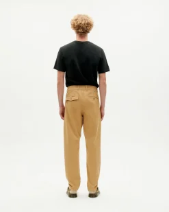Pantalón relaxed pinza beige Wotan