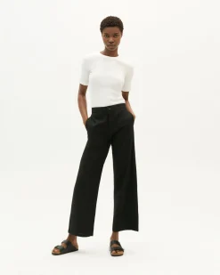 Pantalón tiro alto negro Karina