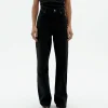 Pantalón tiro alto negro Theresa