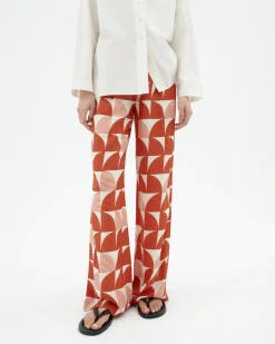 Pantalón wide leg estampado Ecovero shurberry Manolita