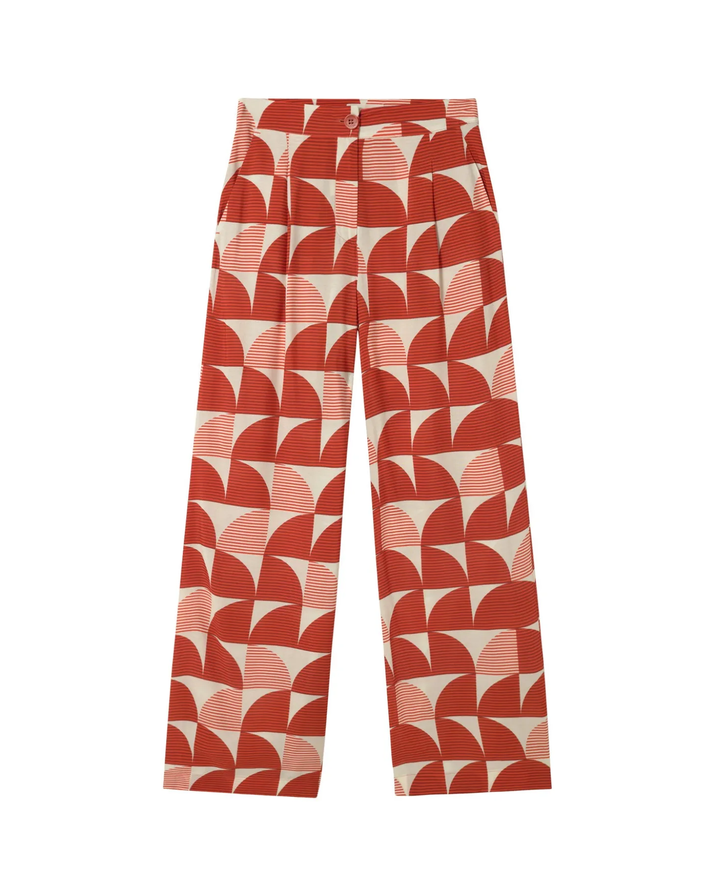 Pantalón wide leg estampado Ecovero shurberry Manolita