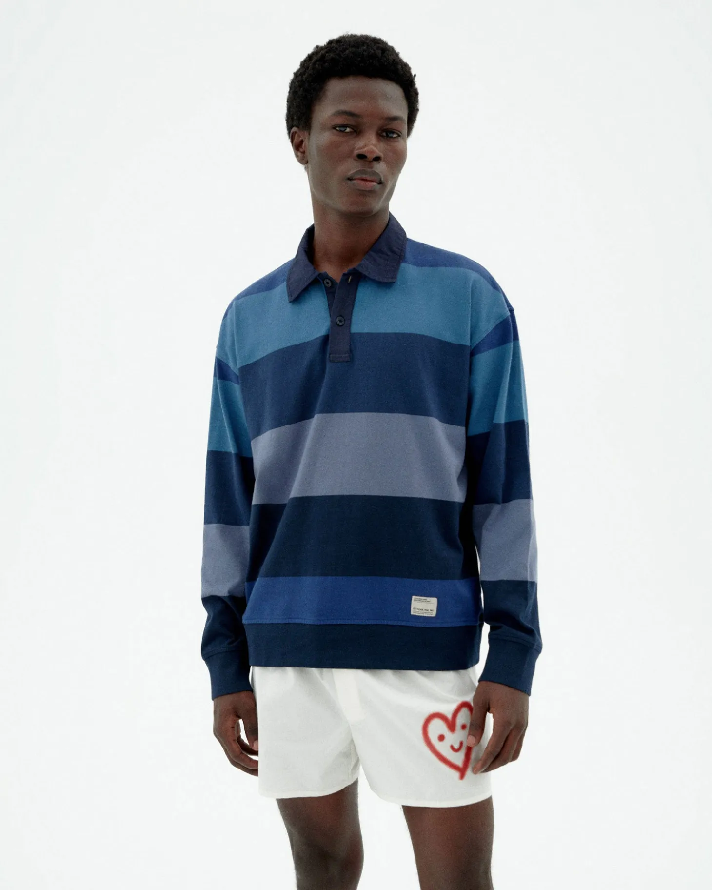 Polo rayas azul Bob