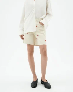 Shorts bordado a mano Luisa
