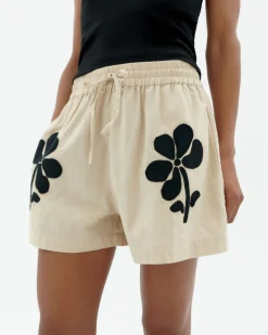 Shorts patched Geranio
