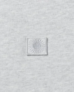 Sudadera gris sol espalda azul