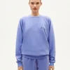 Sudadera unisex violeta tinte natural