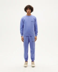 Sudadera unisex violeta tinte natural