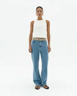 Tank top blanco Ecovero Turkana