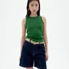 Tank top verde Juliette