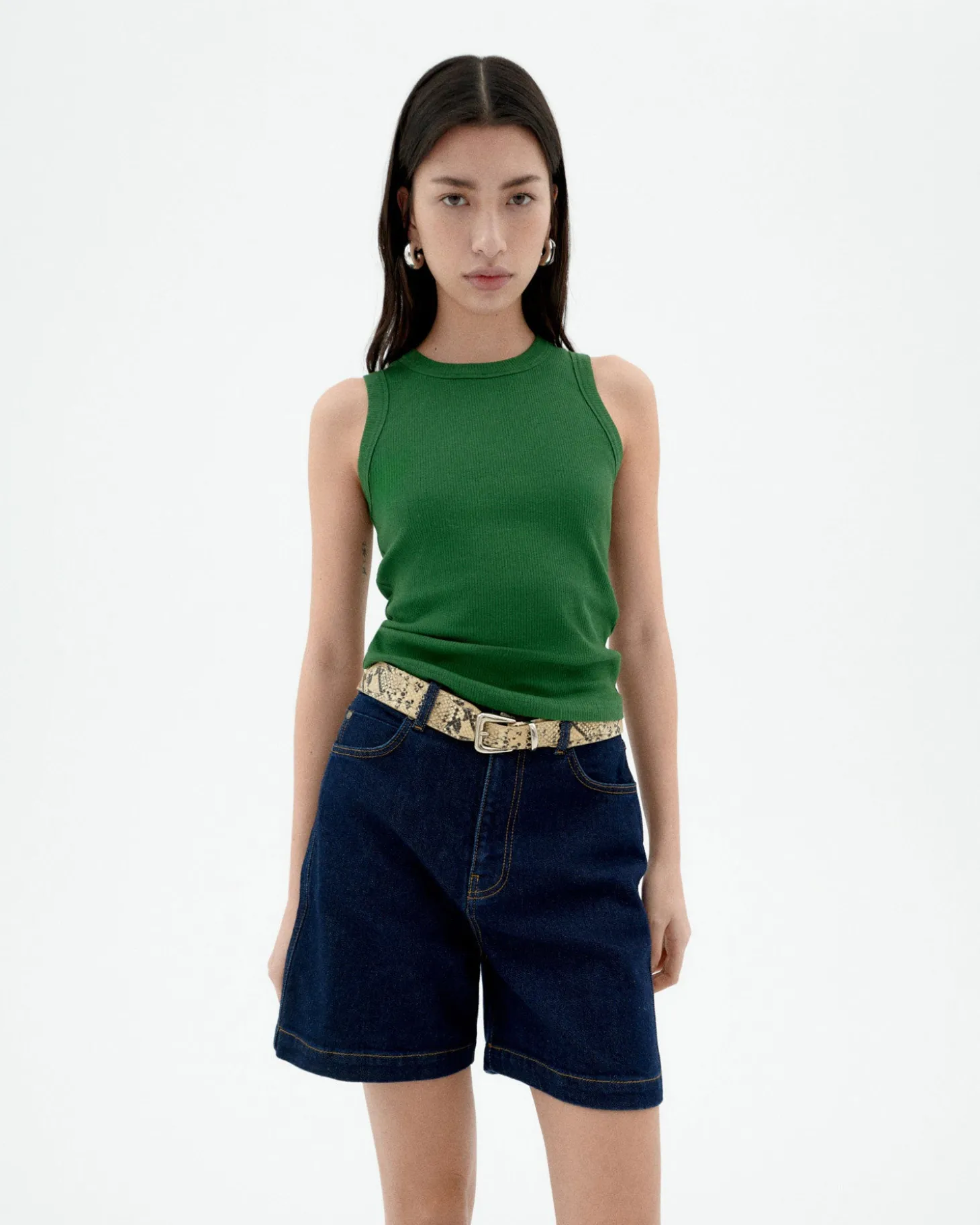 Tank top verde Juliette