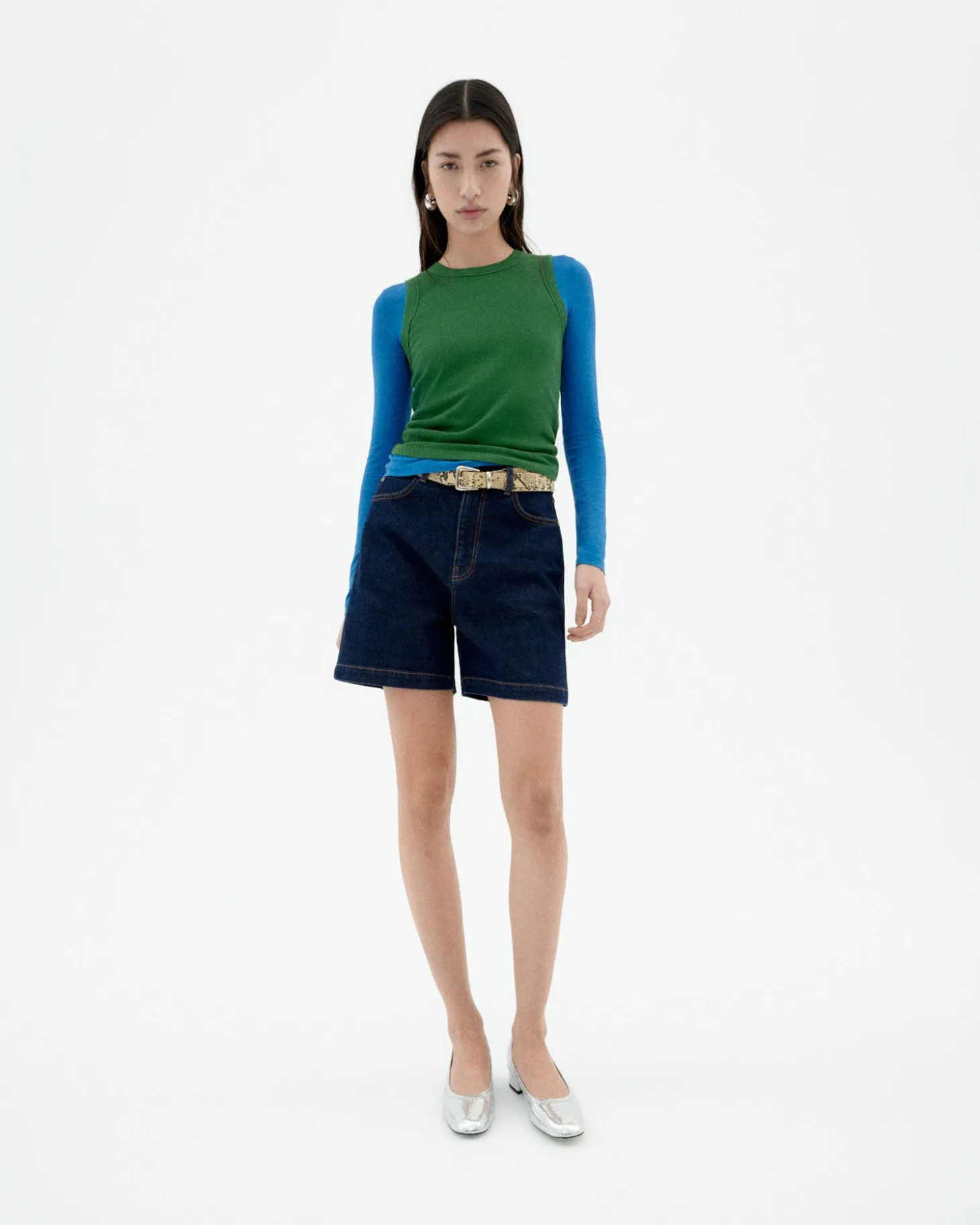 Tank top verde Juliette
