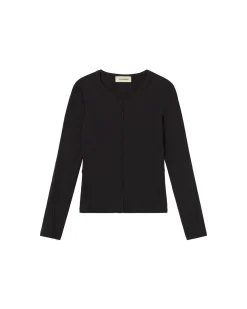 Top algodón modal negro Susan