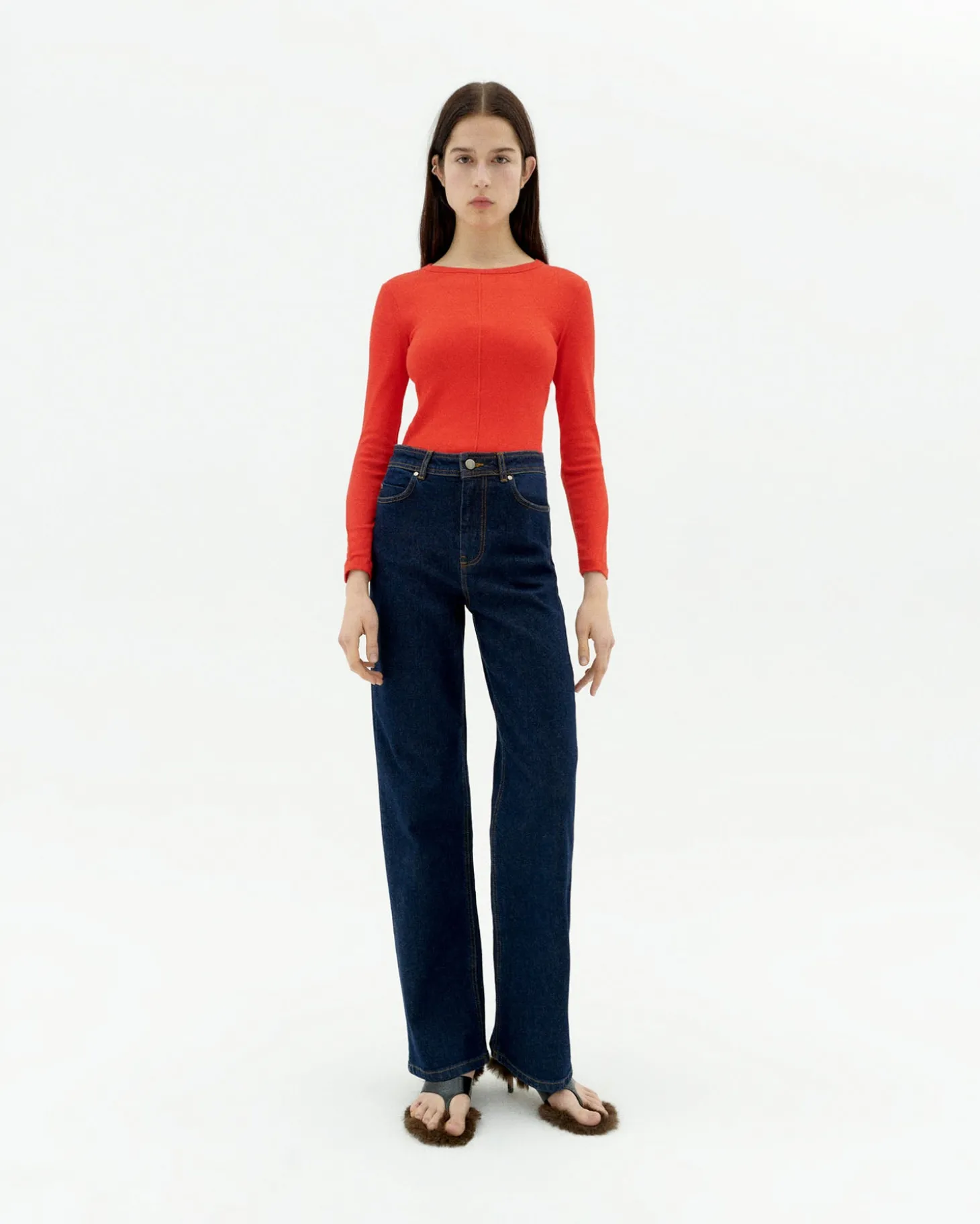 Top algodón modal rojo Susan