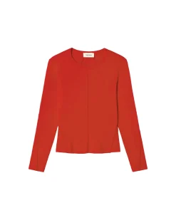 Top algodón modal rojo Susan
