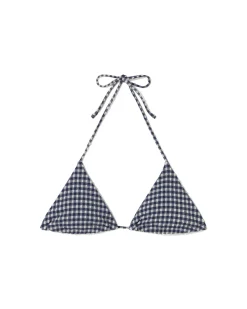 Top bikini ajustable cuadros vichy Calabria