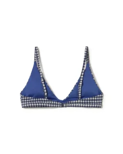 Top bikini cuadros vichy Tropea