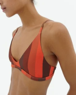 Top bikini rayas firesand Tropea