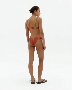 Top bikini rayas firesand Tropea