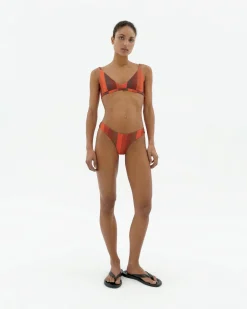 Top bikini rayas firesand Tropea