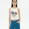 Top halter blanco blurry Harriet