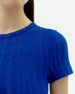 Top punto azul Ecovero Rue