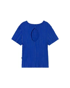 Top punto azul Ecovero Rue