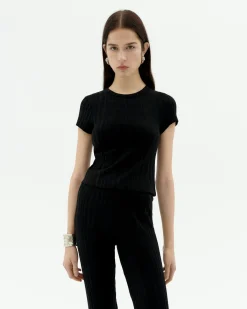 Top punto negro Ecovero Rue