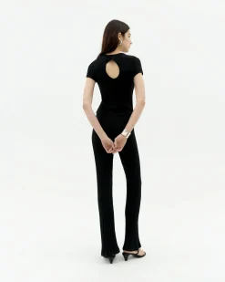 Top punto negro Ecovero Rue