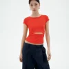Top rojo apertura Faye