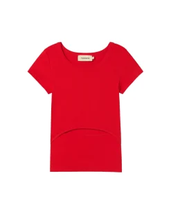Top rojo apertura Faye