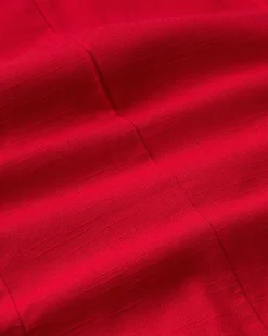 Top rojo lazos Elise