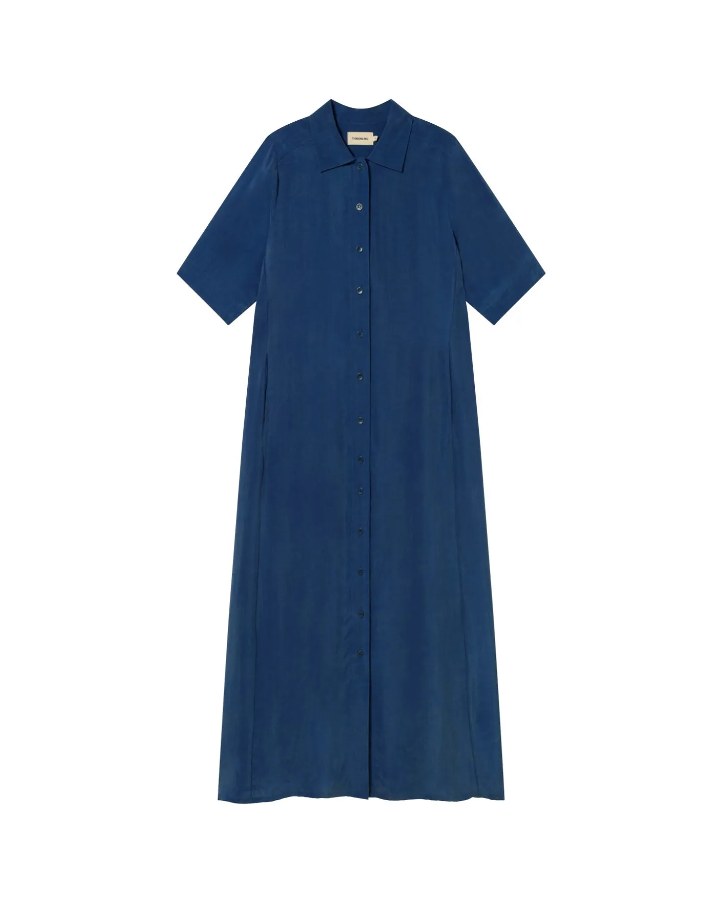 Vestido azul Cupro Gianna